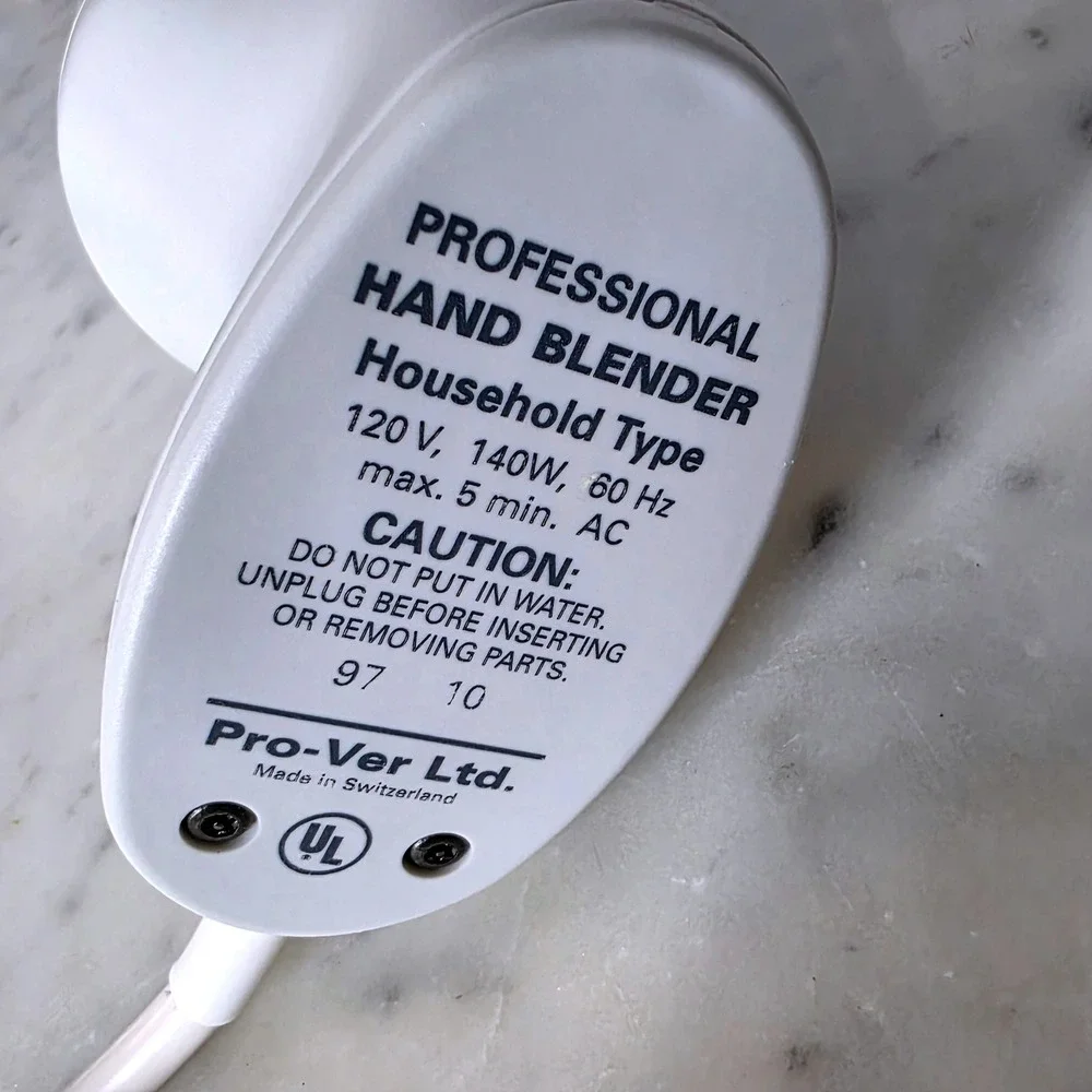 Williams Sonoma Pro Hand Blender Whisk Mixer White Immersion Tested 1264167 READ